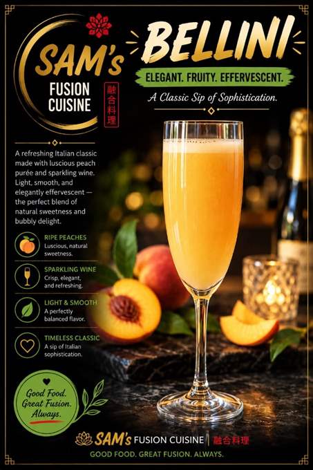 Mâncare filipineză poze - Băuturi - Sam's Bellini - Sam's Cuisine București