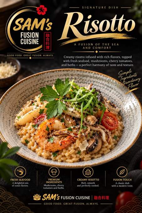 Mâncare filipineză poze - Orez - Sam's Risotto - Sam's Cuisine București