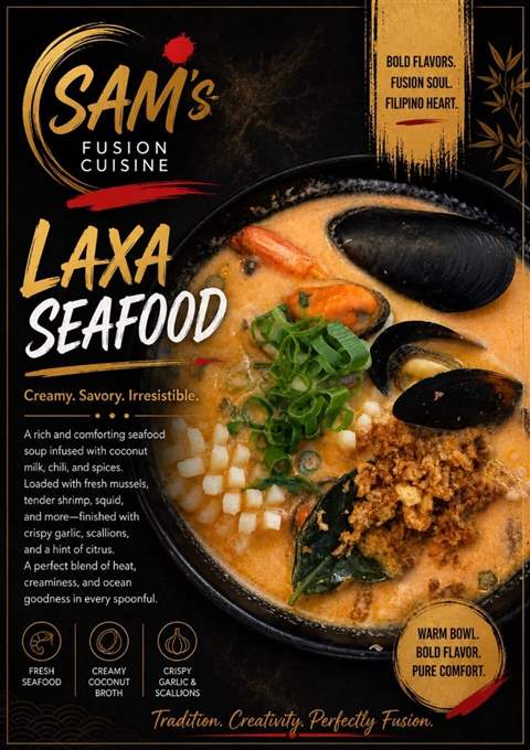 Mâncare filipineză poze - Soup / Ramen - Laxa Seafood - Sam's Cuisine București